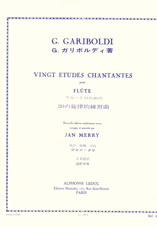 LEDUC GARIBOLDI G. - 20 ETUDES CHANTANTES OP. 88