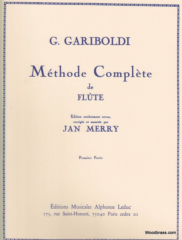 LEDUC GARIBOLDI GIUSEPPE - METHODE COMPLETE DE FLUTE VOL.1