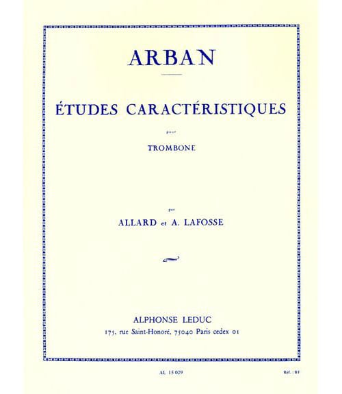 LEDUC ARBAN - ETUDES CARACTERISTIQUES