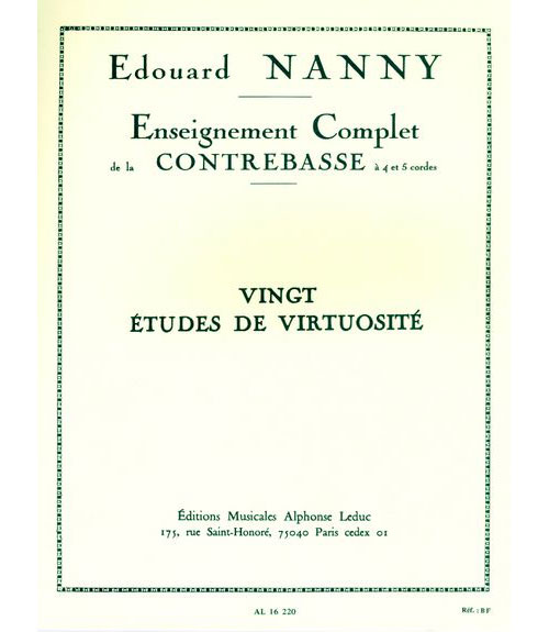 LEDUC Nanny Edouard - 20 Etudes De Virtuosite