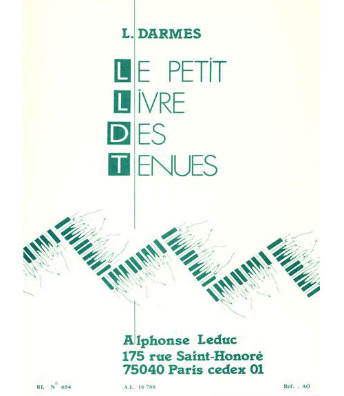 LEDUC DARMES - LE PETIT LIVRE DES TENUES