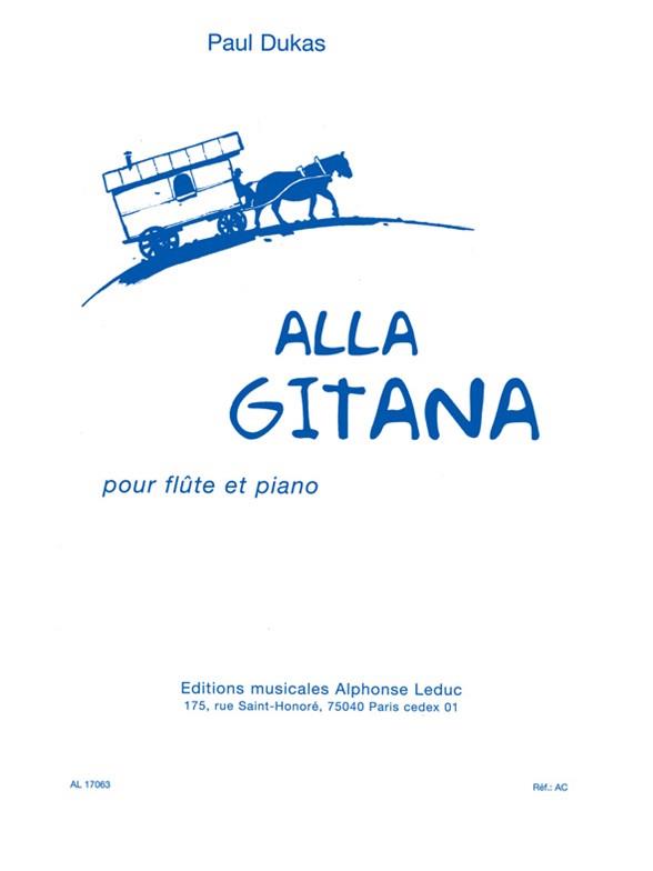 LEDUC DUKAS P. - ALLA GITANA - FLUTE & PIANO