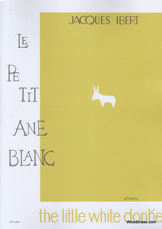 LEDUC Ibert J. - Histoires N°2 - Le Petit Ane Blanc - Flute et Piano