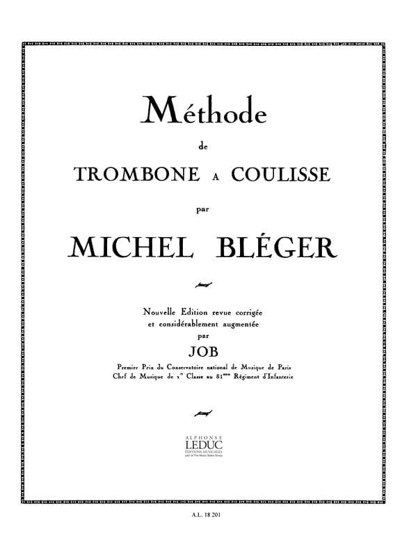 LEDUC BLEGER / JOB - NOUVELLE METHODE COMPLETETROMBONE A COULISSE 