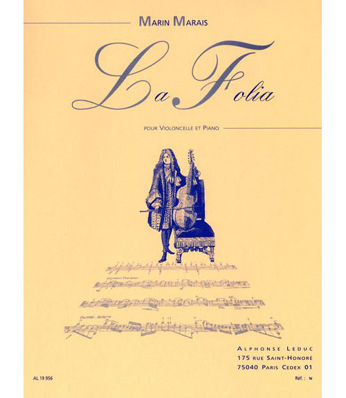 LEDUC MARAIS M. (ARR. BAZLAIR) - FOLIA - VIOLONCELLE ET PIANO