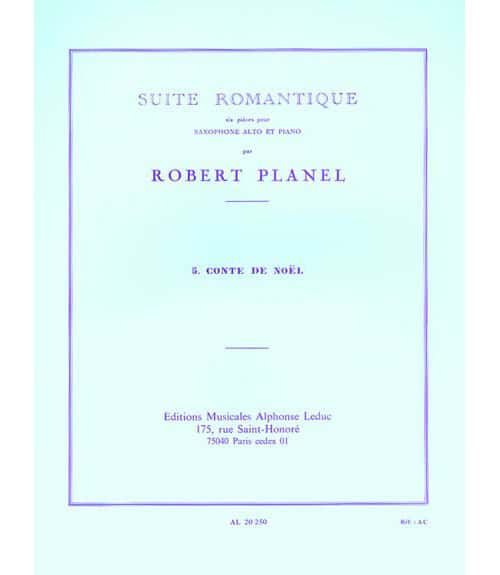 LEDUC PLANEL ROBERT - CONTE (SUITE ROMANTIQUE N°5) - SAXOPHONE & PIANO