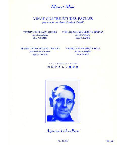 LEDUC Mule M. - 24 Etudes Faciles D'apres Samie - Saxophone