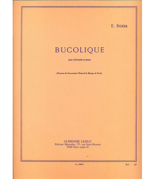 LEDUC Bozza E. - Bucolique - Clarinette & Piano