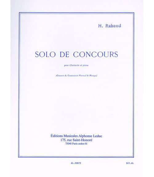 LEDUC RABAUD H. - SOLO DE CONCOURS 