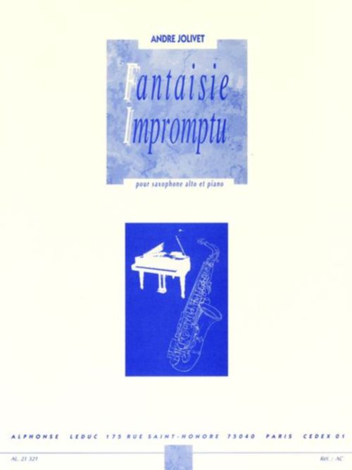 LEDUC Jolivet A. - Fantaisie Impromptu - Saxophone Mib et Piano