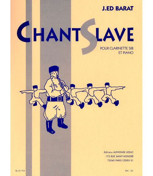 LEDUC BARAT - CHANT SLAVE - CLARINETTE & PIANO