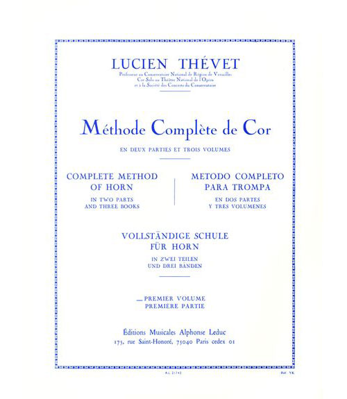 LEDUC THEVET L. - METHODE COMPLETE DE COR VOL.1