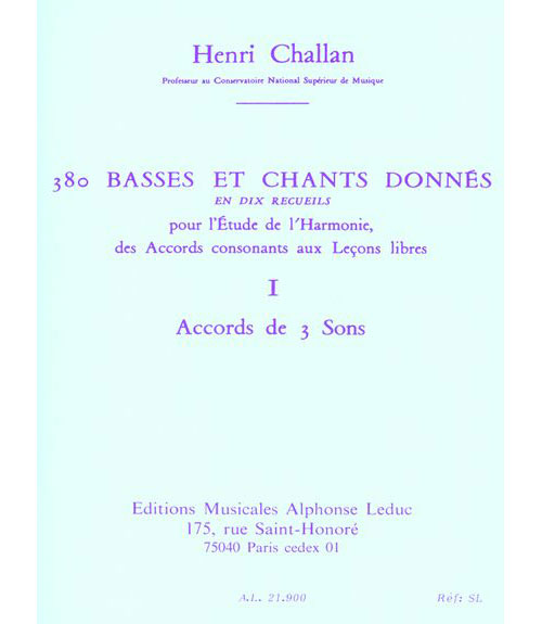 LEDUC 380 BASSES ET CHANTS DONNES VOL.2B REALISATION