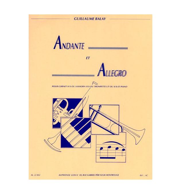 LEDUC Balay G. - Andante et Allegro - Trompette et Piano