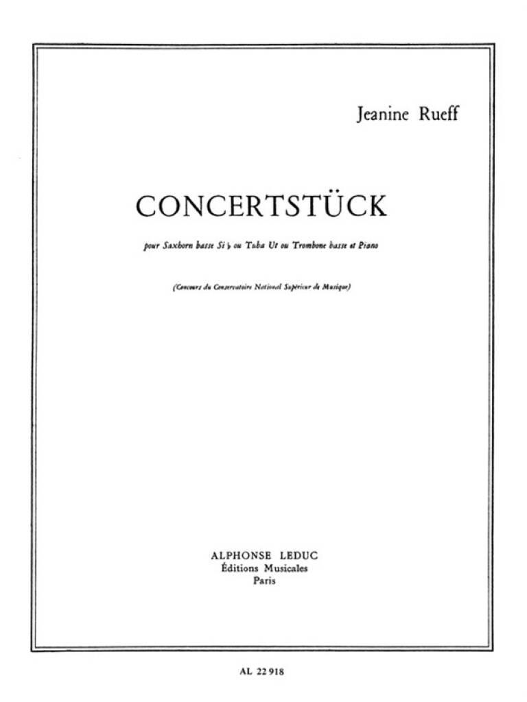LEDUC RUEFF JEANINE - CONCERTSTUCK - SAXHORN BASSE & PIANO