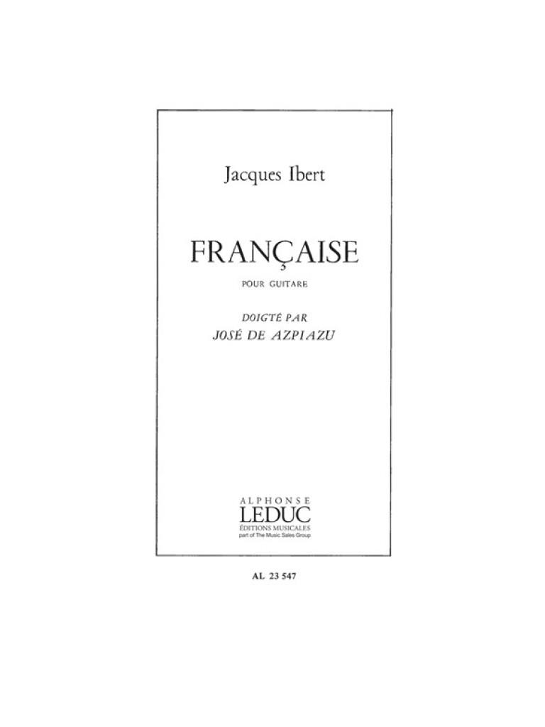 LEDUC IBERT JACQUES - FRANCAISE - GUITARE