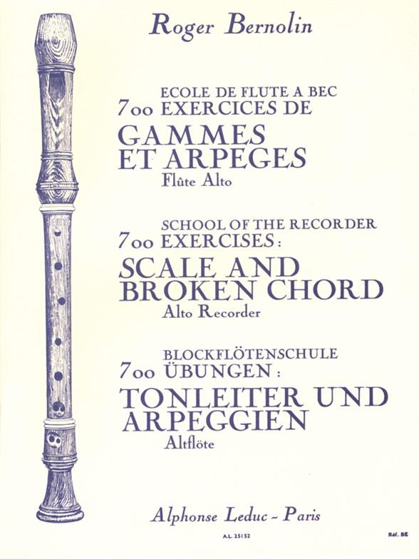 LEDUC BERNOLIN ECOLE DE FLûTE à BEC ALTO