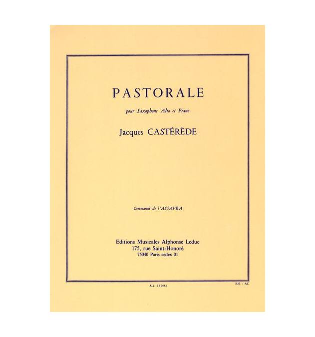 LEDUC Casterede Jacques - Pastorale - Saxophone & Piano