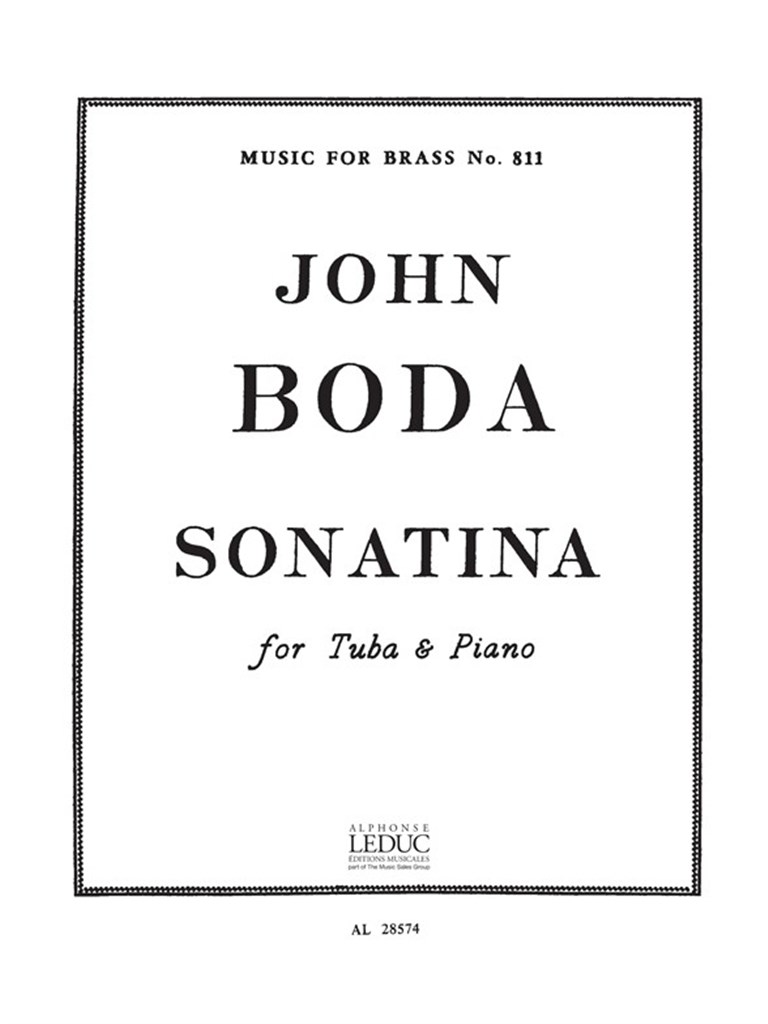 LEDUC BODA JOHN - SONATINA FOR TUBA & PIANO 