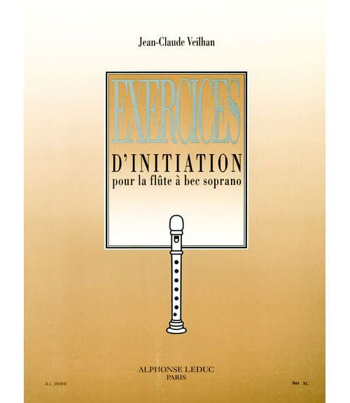 LEDUC VEILHAN J.C. - EXERCICES D'INITIATION - FLUTE A BEC SOPRANO 