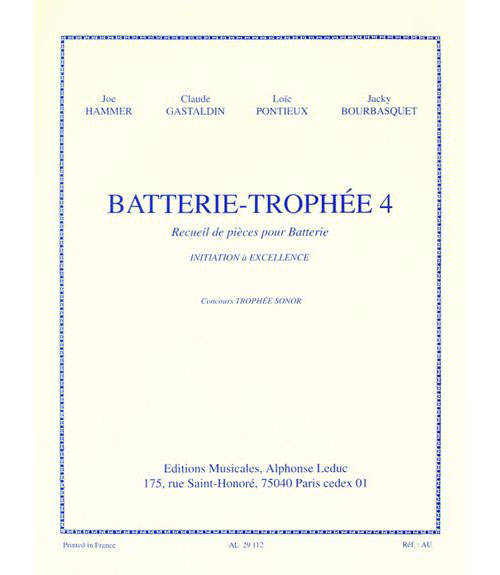 LEDUC Batterie Trophee Vol.4. Batterie