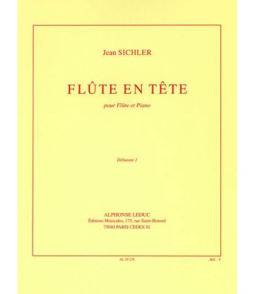 LEDUC SICHLER J. - FLUTE EN TETE (DEB.1) - FLUTE 