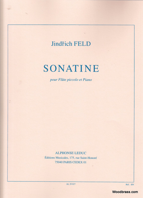 LEDUC Feld J. - Sonatine Pour Flute Piccolo et Piano