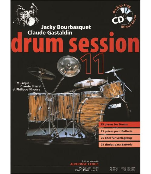 LEDUC BOURBASQUET/GASTALDIN - DRUM SESSION VOL.11 + CD