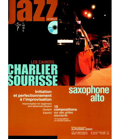 LEDUC LES CAHIERS CHARLIER-SOURISSE POUR SAX ALTO + CD