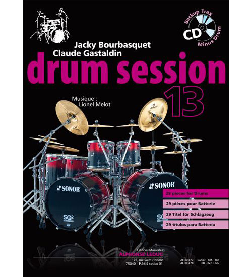 LEDUC BOURBASQUET / GASTALDIN - DRUM SESSION VOL.13 + CD