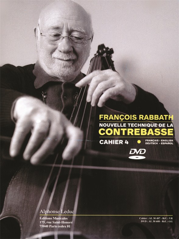 LEDUC Rabbath Francois - Nouvelle Technique De La Contrebasse Vol.4 + DVD