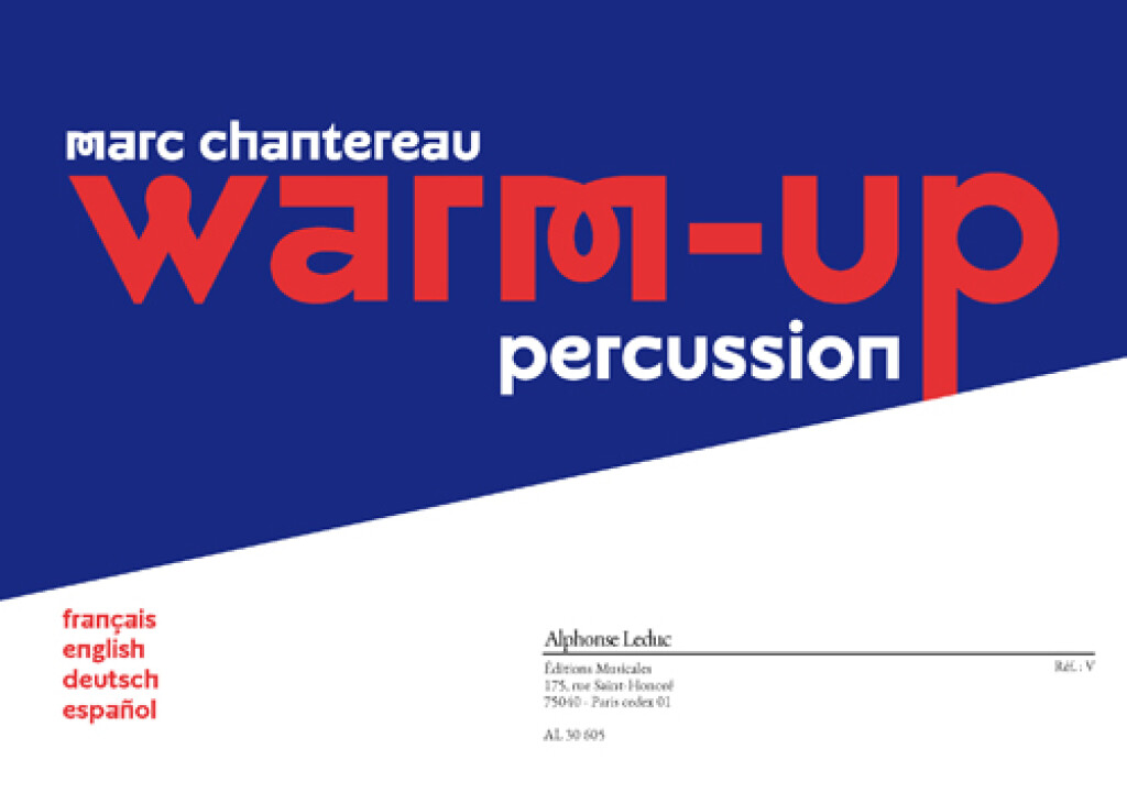 LEDUC CHANTEREAU MARC - WARM-UP - PERCUSSION