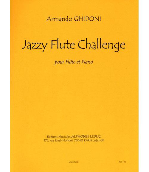 LEDUC GHIDONI ARMANDO - JAZZY FLUTE CHALLENGE - FLUTE & PIANO