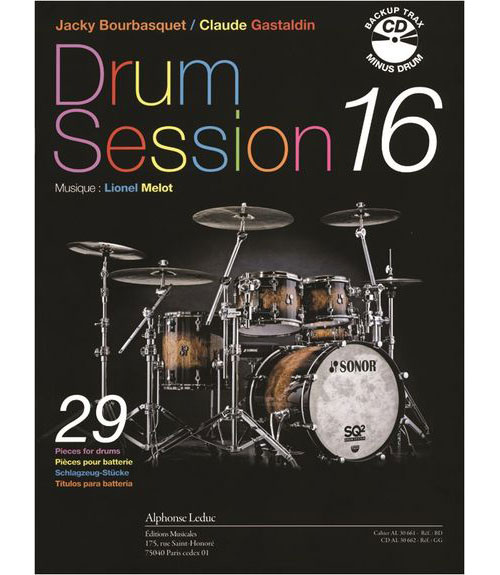 LEDUC BOURBASQUET/GASTALDIN - DRUM SESSION VOL.16 + CD 