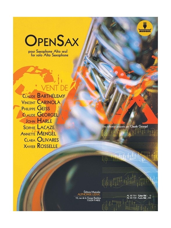 LEDUC OPEN SAX POUR SAXOPHONE ALTO SEUL