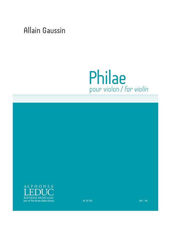 LEDUC GAUSSIN ALLAIN - PHILAE - VIOLON