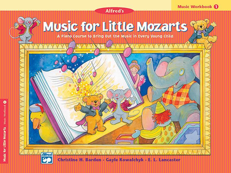 ALFRED PUBLISHING MUSIC FOR LITTLE MOZARTS - MUSIC WORKBOOK BOOK 1 - PIANO