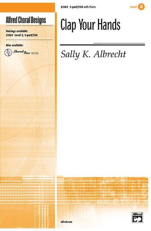 HAL LEONARD ALBRECHT SALLY - CLAP YOUR HANDS - CHOEUR 