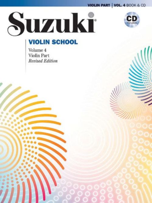 ALFRED PUBLISHING SUZUKI VIOLIN SCHOOL VOL.4 + CD