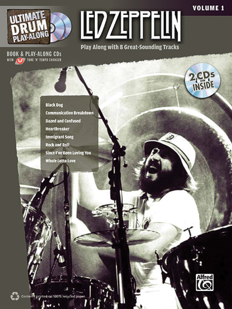 ALFRED PUBLISHING ULTIMATE DRUM PLAY ALONG: LED ZEPPELIN VOL.1