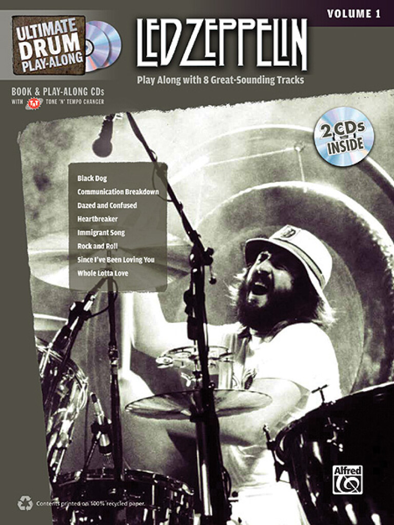 ALFRED PUBLISHING Ultimate Drum Play Along: Led Zeppelin Vol.1