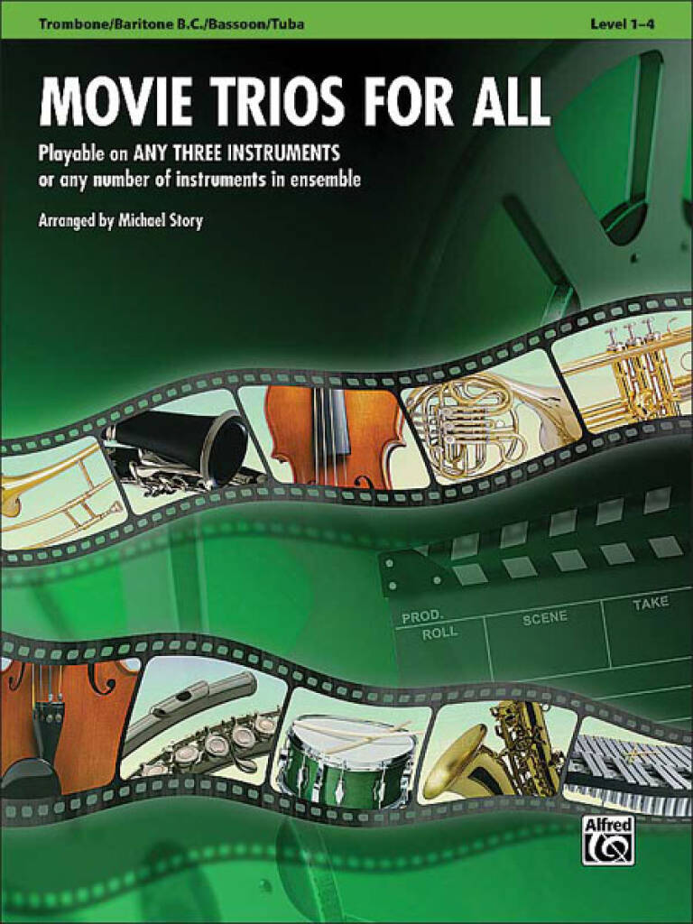 ALFRED PUBLISHING Story M. - Movie Trios For All - Trombone