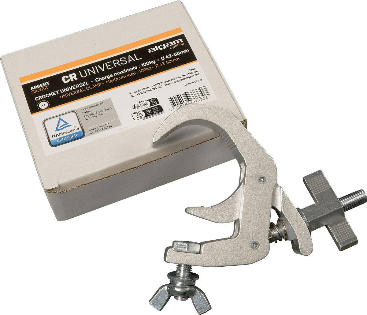 ALGAM LIGHTING Crochet Universel Argent