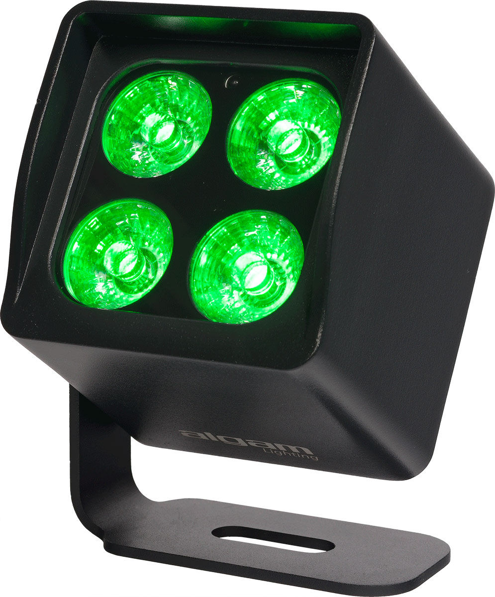 ALGAM LIGHTING BATTERY PAR 4 X4W RGB+WW IR, WIRELESS DMX, IP65