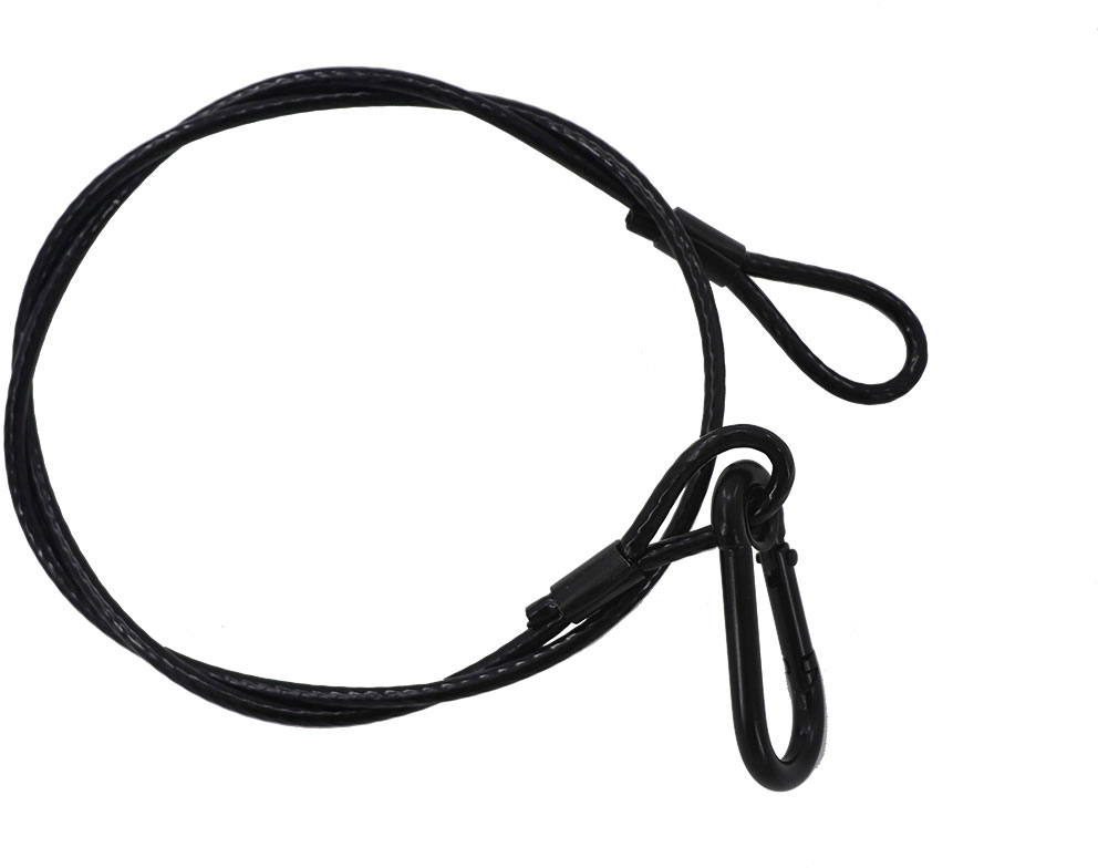 ALGAM LIGHTING Élingue De Sécurité 4 mm 85 cm Noir