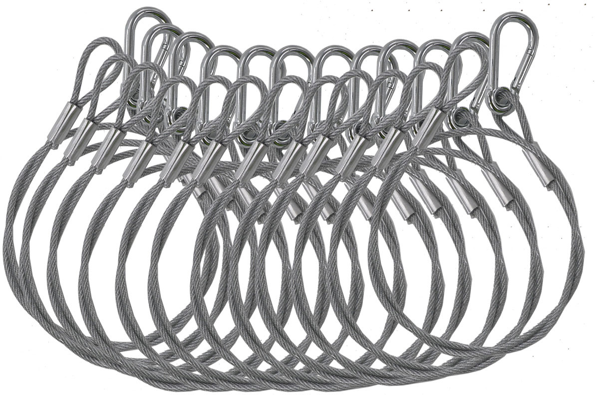 ALGAM LIGHTING 12 SLING PACK 4MM 85CM SILVER