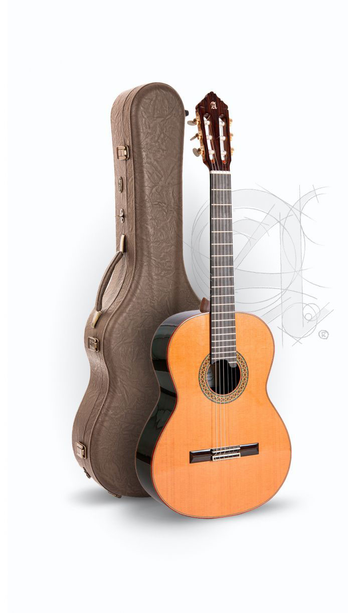 ALHAMBRA Professional Luthier Premier Pro Madagascar + 9650 Bam Iconic Case