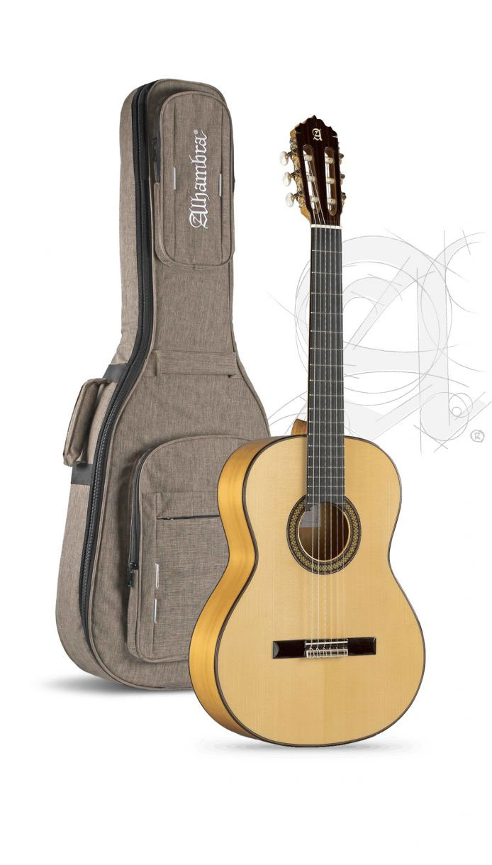 ALHAMBRA Conservatory 7Fc Flamenco + 9738 25mm Gigbag