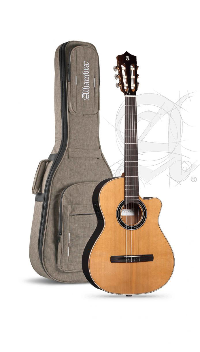 ALHAMBRA Concert Cs-Lr Cw E1 Crossover+ 9738 25mm Gigbag