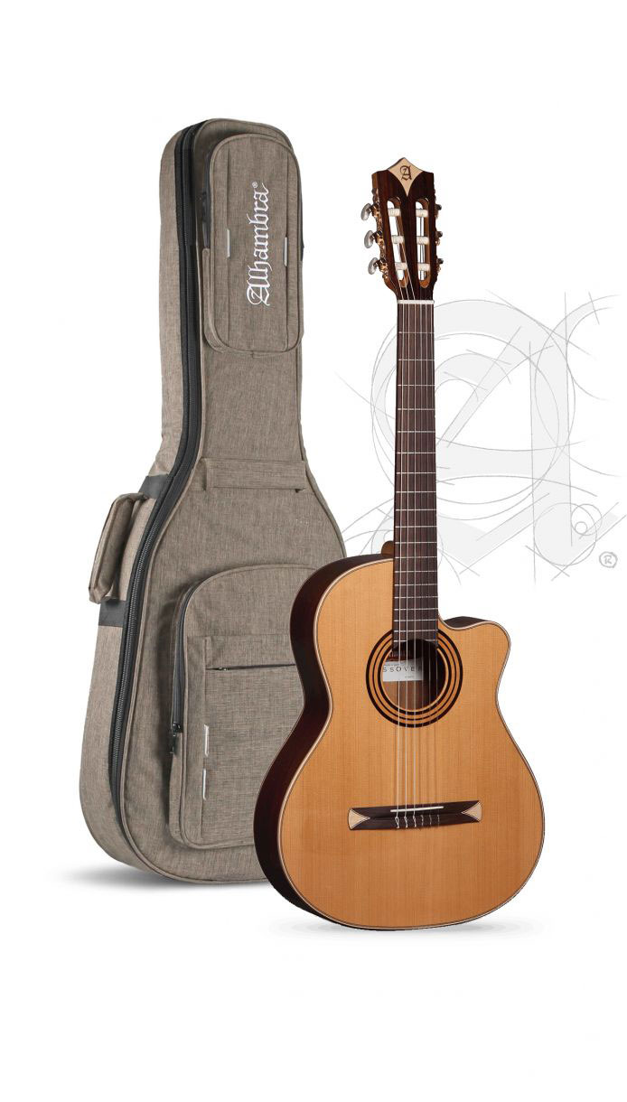 ALHAMBRA Concert Cs-1 Cw E1 Crossover + 9738 25mm Gigbag